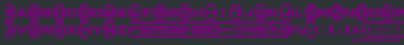 VedetteBlanche Font – Purple Fonts on Black Background