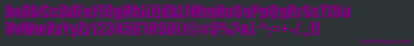 Love ffy Font – Purple Fonts on Black Background