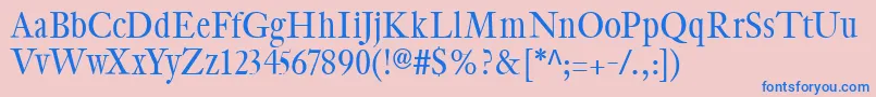 CybapeetxHeight Font – Blue Fonts on Pink Background