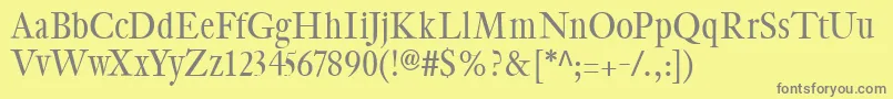Weitere Informationen zur CybapeetxHeight-Schriftart CybapeetxHeight-Schriftart – Graue Schriften auf gelbem Hintergrund