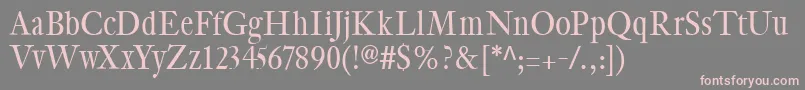 CybapeetxHeight Font – Pink Fonts on Gray Background