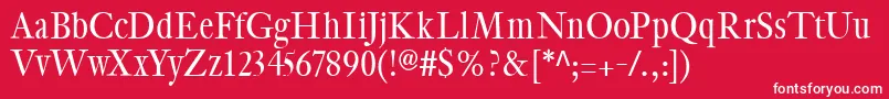 CybapeetxHeight Font – White Fonts on Red Background