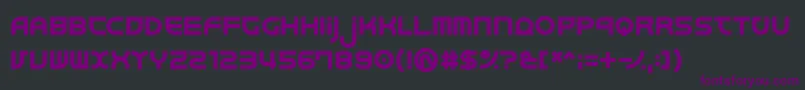 Junkmix Font – Purple Fonts on Black Background