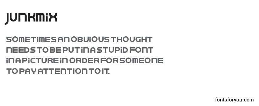 Review of the Junkmix Font