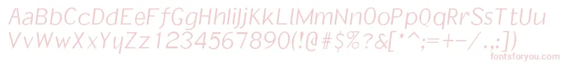 Ivanholeoblique Font – Pink Fonts