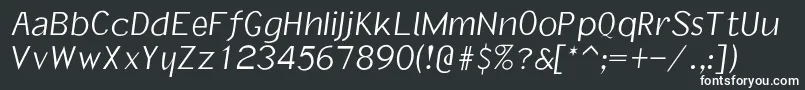 Ivanholeoblique Font – White Fonts