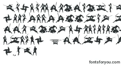 Ninjas font – asian Fonts