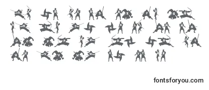 Обзор шрифта Ninjas