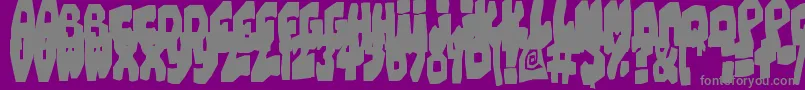 Подробнее о шрифте ChunkyCheese Шрифт ChunkyCheese – серые шрифты на фиолетовом фоне