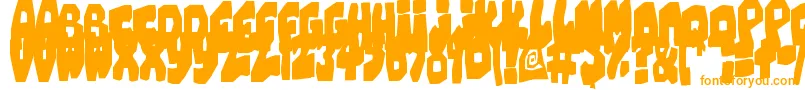 More about ChunkyCheese Font ChunkyCheese Font – Orange Fonts on White Background