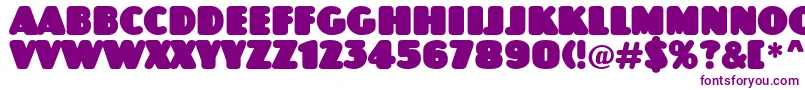 Jaspertitulrndnord Font – Purple Fonts on White Background