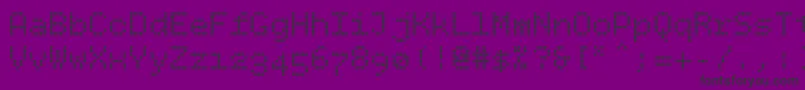 Bpdotssquare Font – Black Fonts on Purple Background