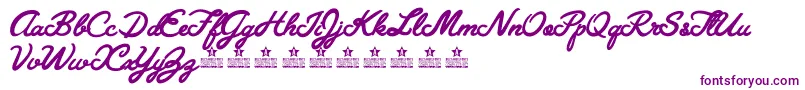 GranadaBluesPersonalUse-fontti – violetit fontit