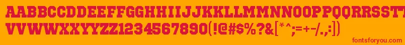 Lisätietoja OctinsportshvRegular-fontista OctinsportshvRegular-fontti – punaiset fontit oranssilla taustalla
