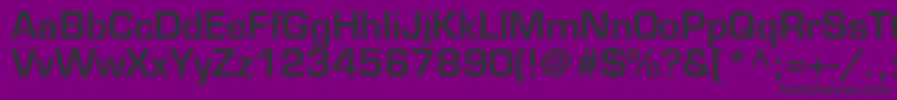 EuromodeBold Font – Black Fonts on Purple Background