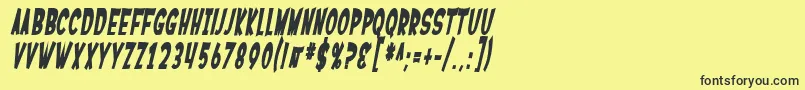 Lisätietoja SfFerretopiaBoldOblique-fontista SfFerretopiaBoldOblique-fontti – mustat fontit keltaisella taustalla