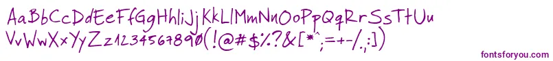 FaracoHand Font – Purple Fonts