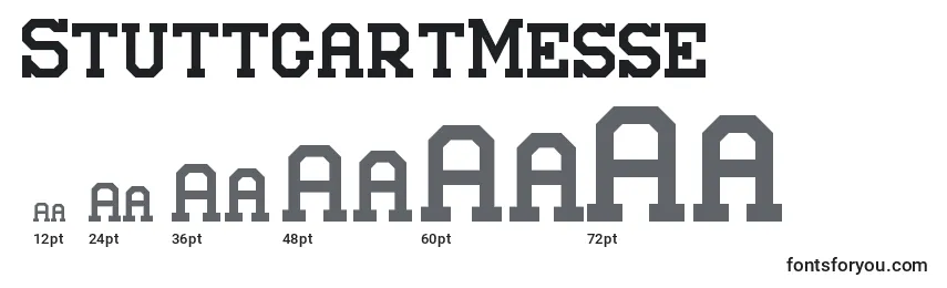 StuttgartMesse Font Sizes