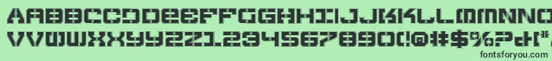 VyperPro Font – Black Fonts on Green Background