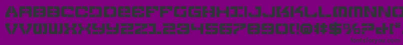 VyperPro Font – Black Fonts on Purple Background