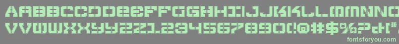 VyperPro Font – Green Fonts on Gray Background