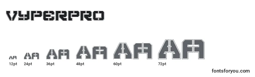 VyperPro Font Sizes