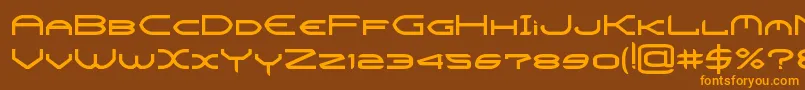 Подробнее о шрифте CrysisBold Шрифт CrysisBold – оранжевые шрифты на коричневом фоне