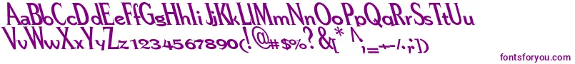 Pere Font – Purple Fonts