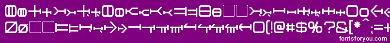 Graalen Font – White Fonts on Purple Background