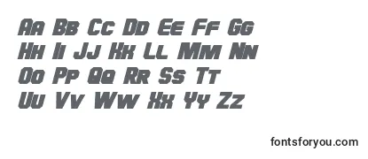 HauserBoldItalic Font