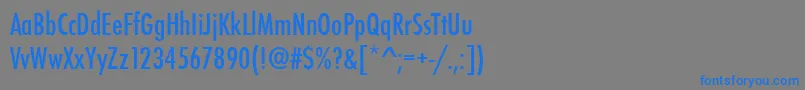 StFunctionCondensed Font – Blue Fonts on Gray Background