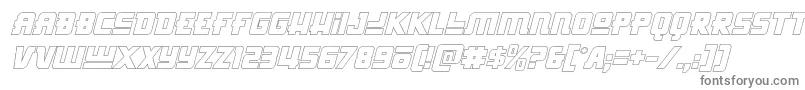 Шрифт Hongkonghustleoutital – серые шрифты