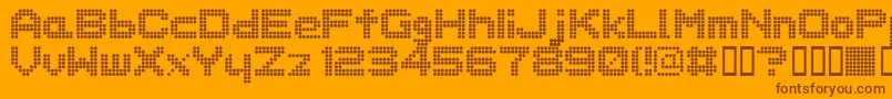 More about Dotspecial Font Dotspecial Font – Brown Fonts on Orange Background