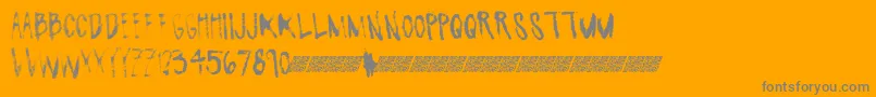 Подробнее о шрифте Flavormaker Шрифт Flavormaker – серые шрифты на оранжевом фоне
