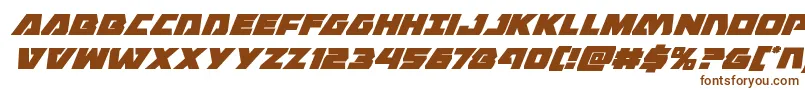 Шрифт Eaglestrikesuperital – коричневые шрифты