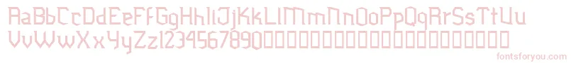 Jubiaco Font – Pink Fonts on White Background