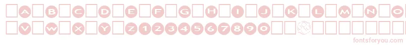 AlphashapesCircles Font – Pink Fonts