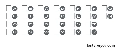 AlphashapesCircles Font