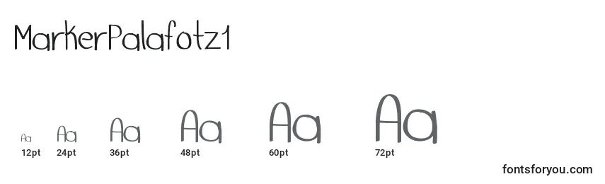 MarkerPalafotz1 Font Sizes