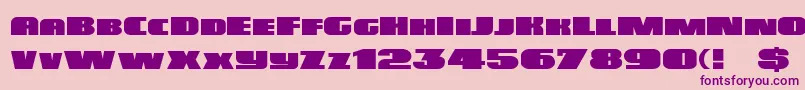 More about Dsposter Font Dsposter Font – Purple Fonts on Pink Background