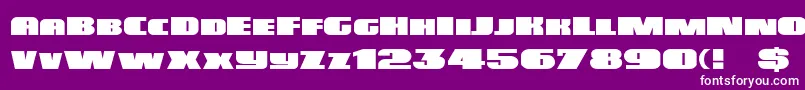 More about Dsposter Font Dsposter Font – White Fonts on Purple Background