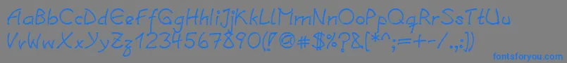 More about LinotypesalamanderDemibold Font LinotypesalamanderDemibold Font – Blue Fonts on Gray Background