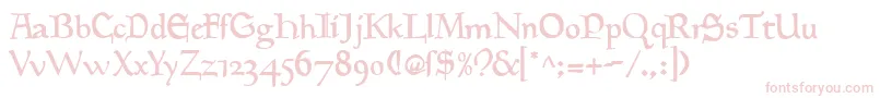 GoudyMedievalAlternate Font – Pink Fonts