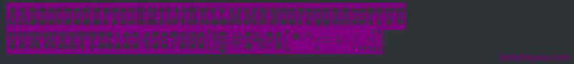 GildiatitulslNormal Font – Purple Fonts on Black Background
