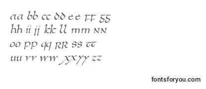 Czcionka Anglosaxoblique
