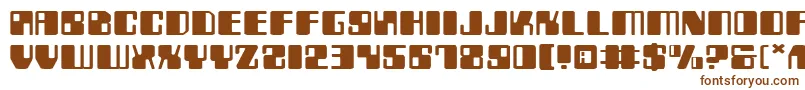 ZyborgsExpanded Font – Brown Fonts