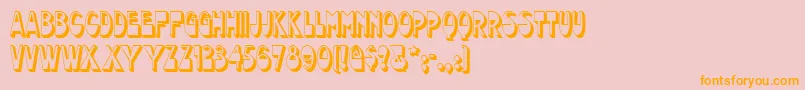 En savoir plus sur la police Chocolatedropsnf Police Chocolatedropsnf – polices orange sur fond rose