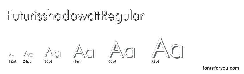 FuturisshadowcttRegular Font Sizes