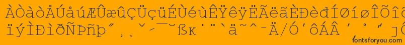 fuente WpMultinationalaCourier – Fuentes Negras Sobre Fondo Naranja