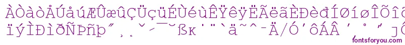 WpMultinationalaCourier Font – Purple Fonts